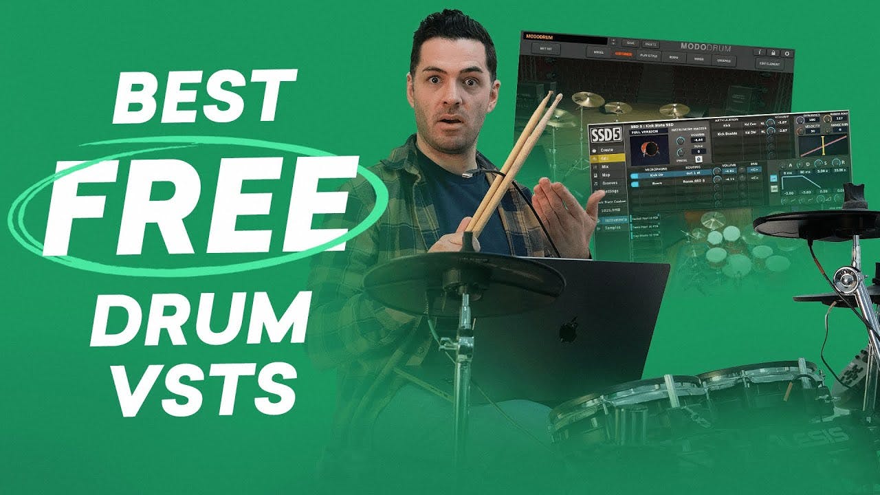 Steven Slate Drums was one of 7 excellent free drum VSTs we tested in this video.
