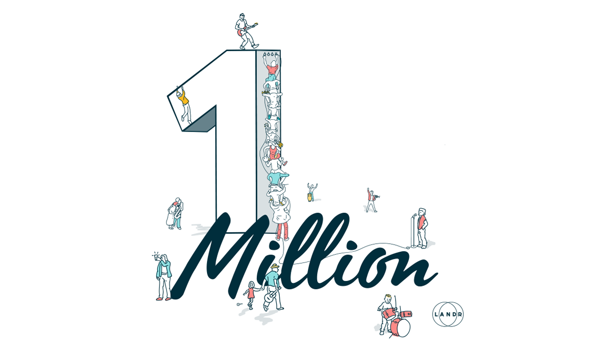 The LANDR Community Just Went Platinum: 1,000,000 Creators and Counting
