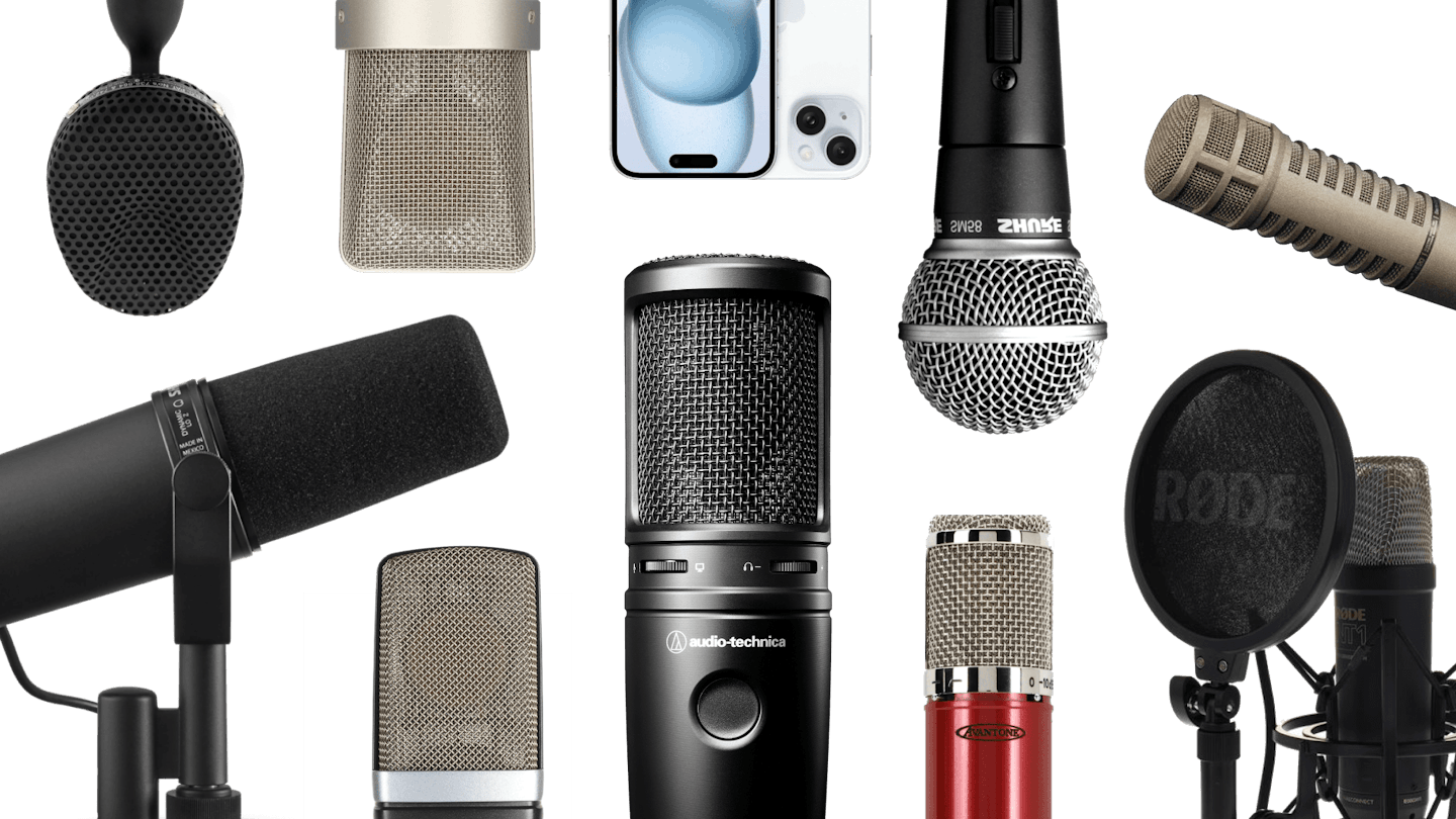 selection of 10 vocal microphones