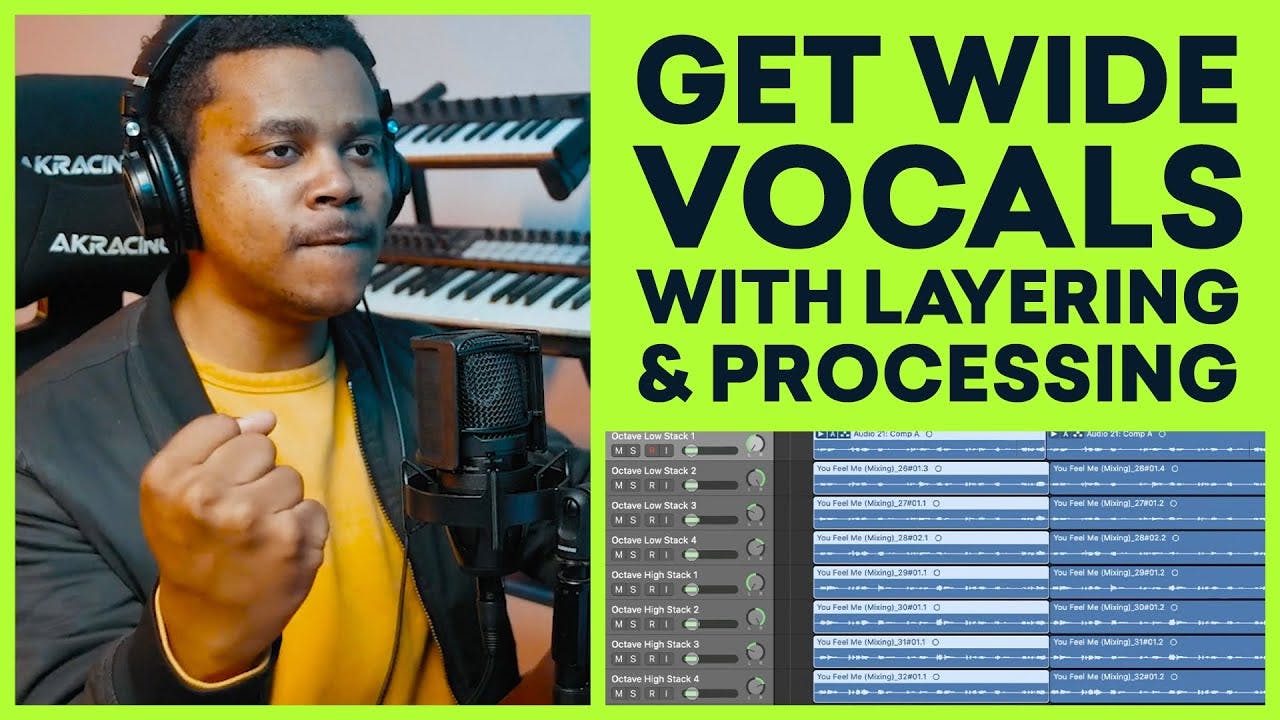 LXGND gives his tips for layering and editing vocals in the DAW.