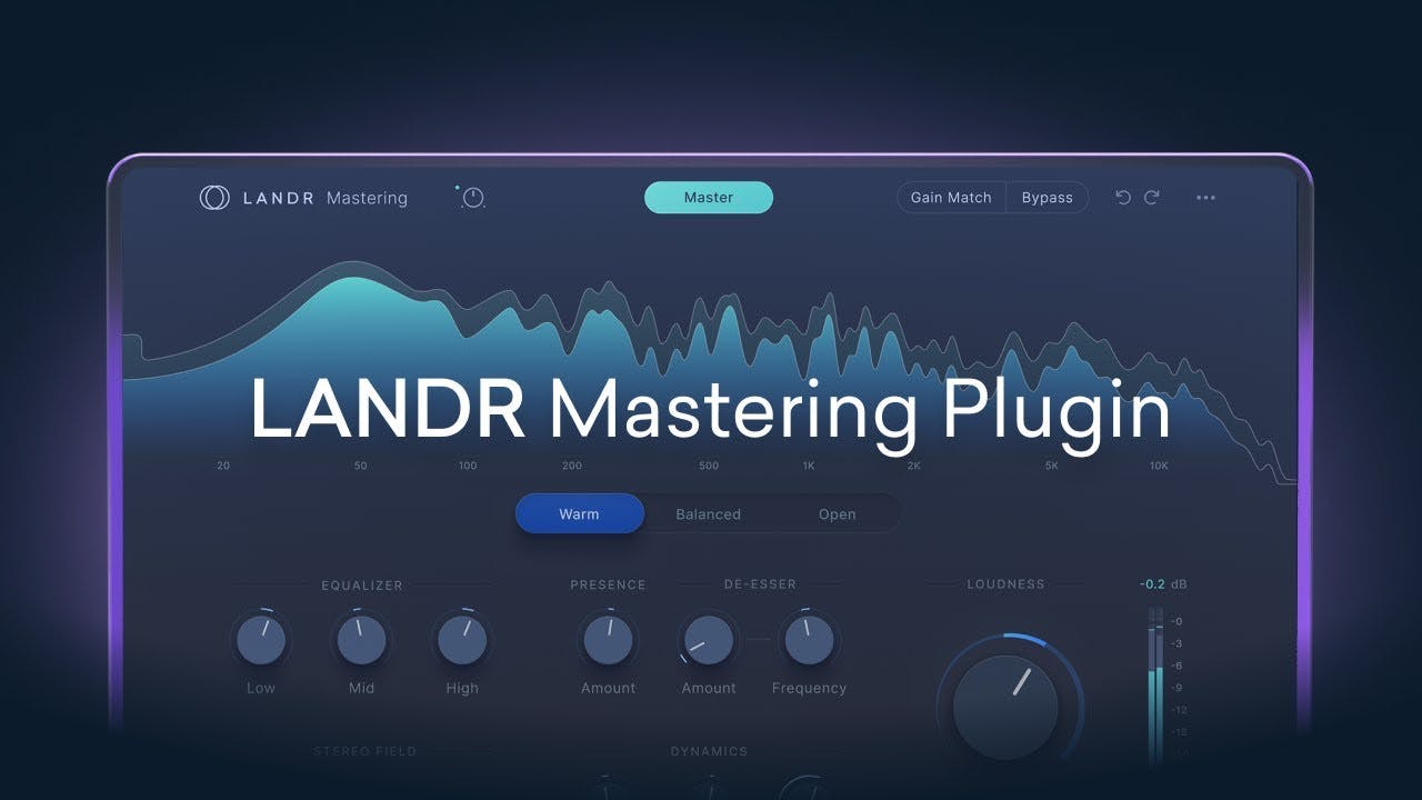 How to master a song with the LANDR Mastering Plugin.