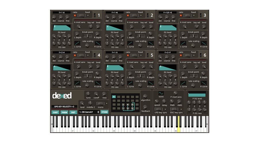 Free Synth VST: Dexed Review