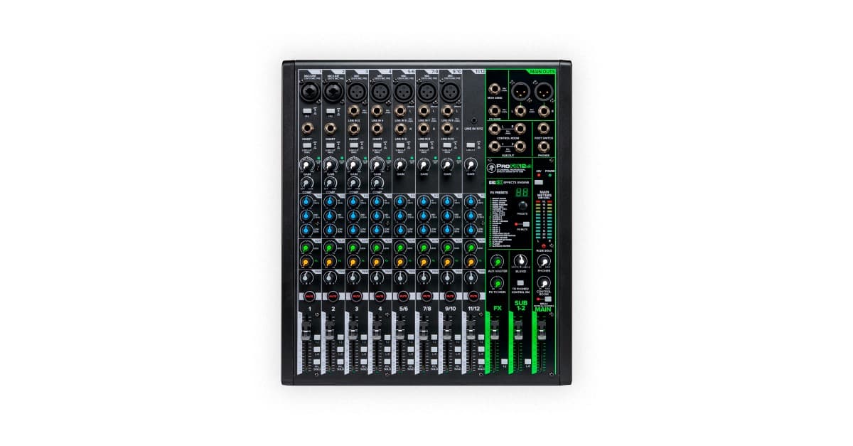 mackie profx analog mixer