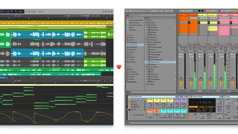 Logic vs. Ableton The Ultimate DAW Comparison LANDR Blog
