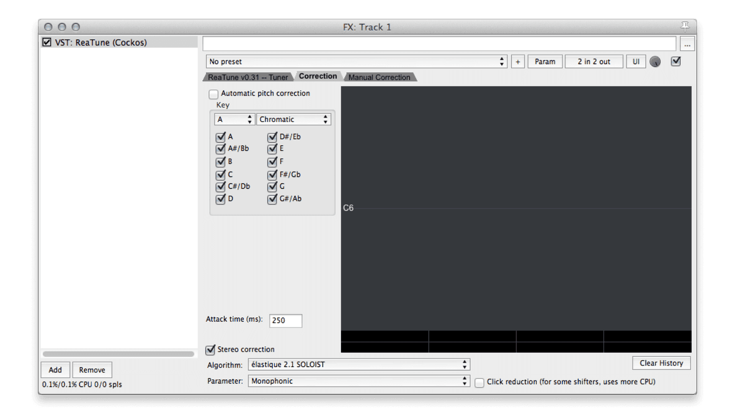 ReaTune is a decent tuning plugin that comes included with Reaper.