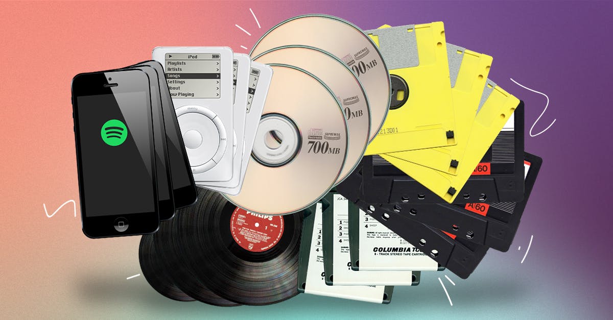 Read - <a href="https://blog.landr.com/music-formats-history/">From Discs to Digital: The Odd History of Music Formats</a> 