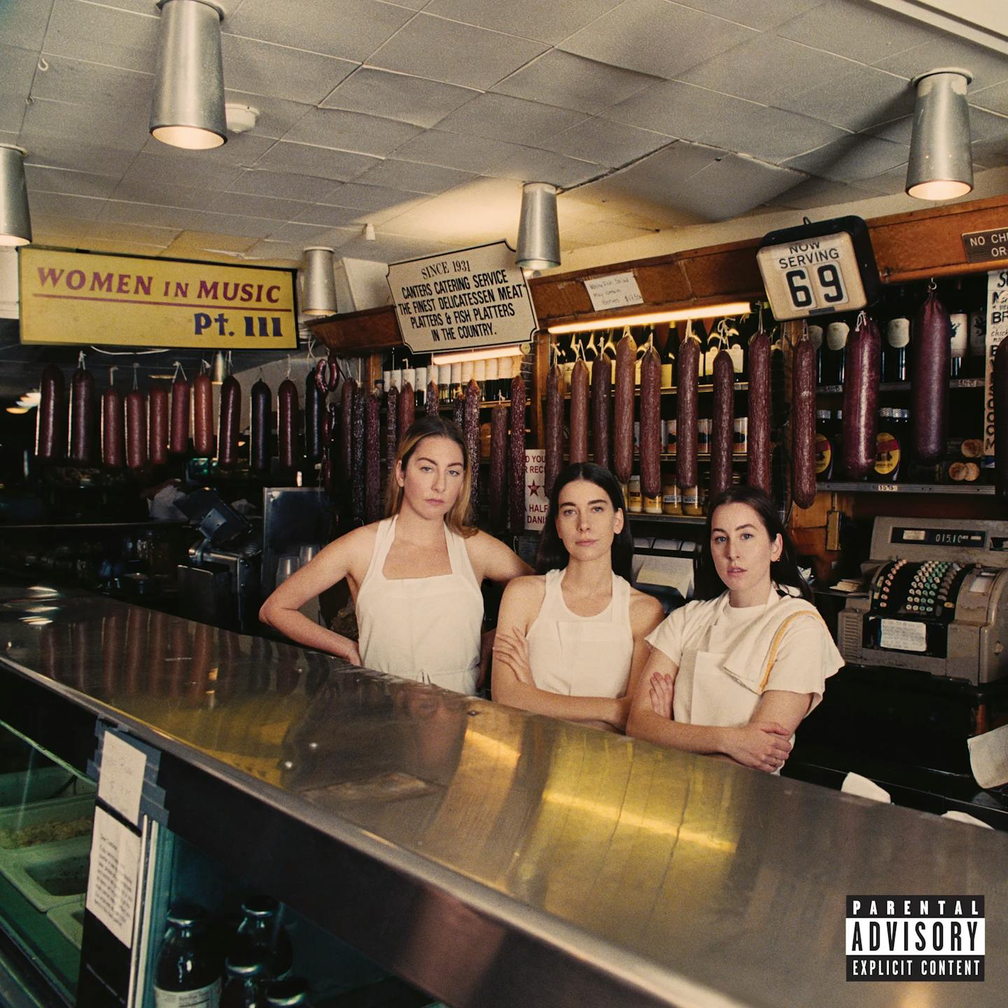 A nostalgic cover for a nostalgic band. This picture of Haim in a diner evoked the band&#039;s decidedly 70s vibe.