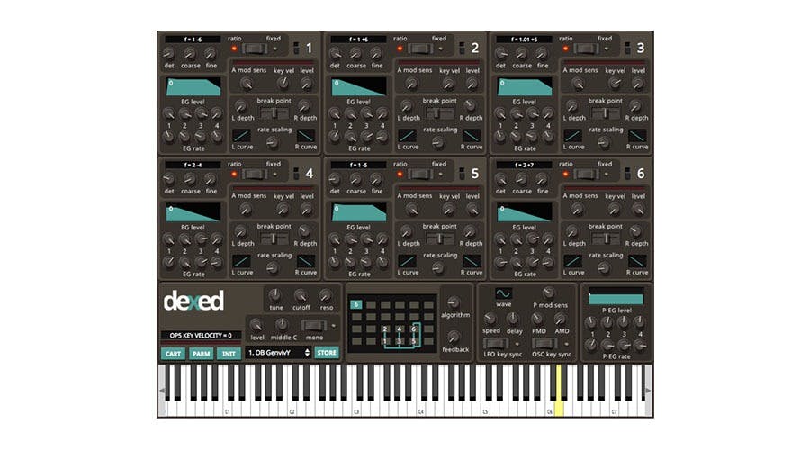 dexed free synth vst
