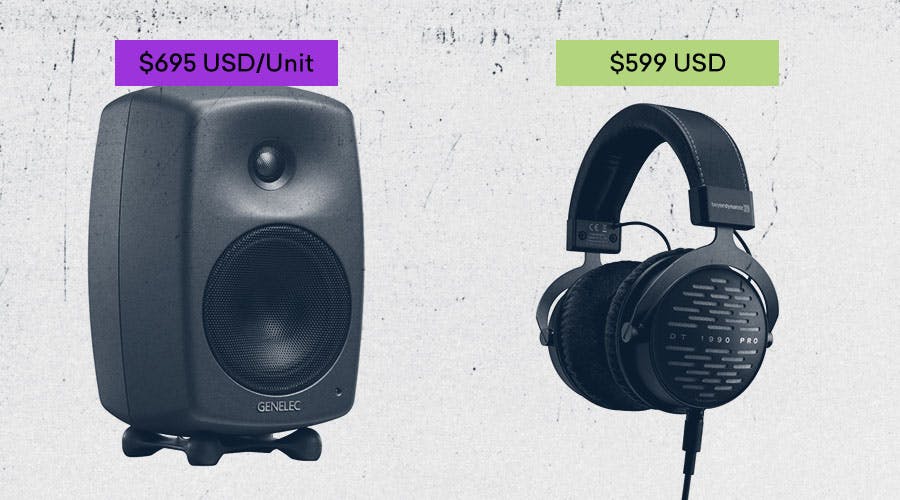 headphones vs monitors price