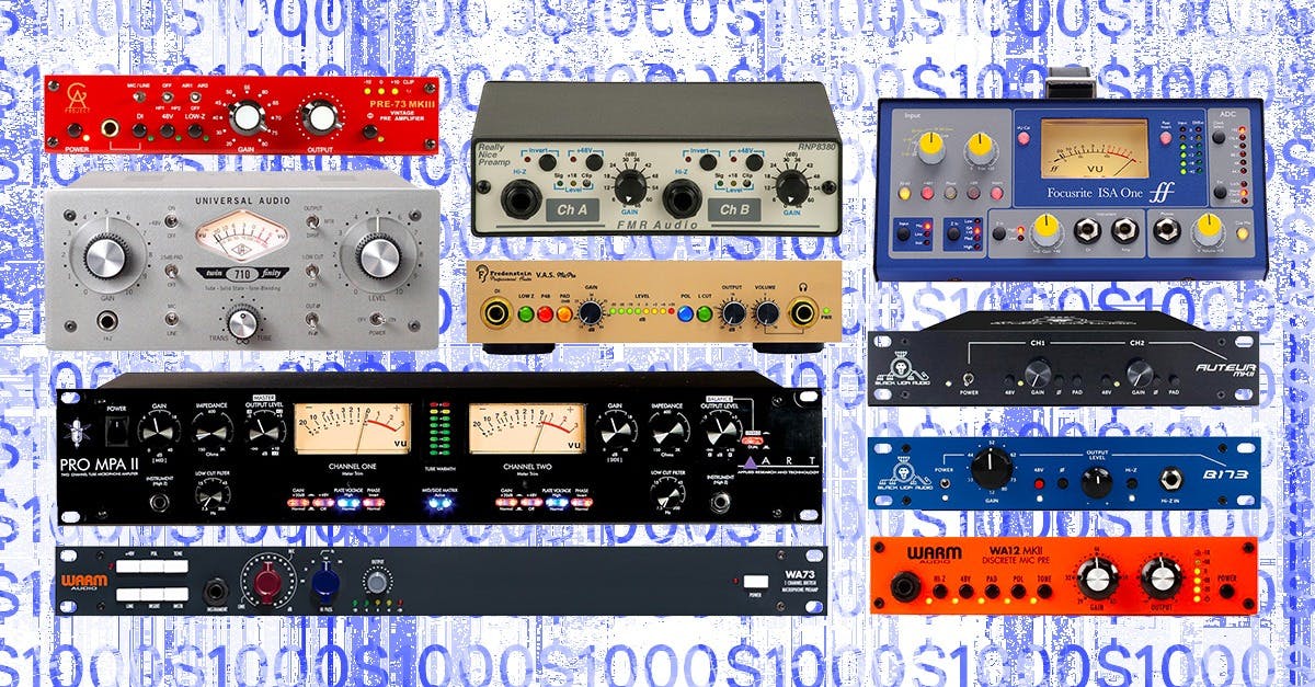 The 10 Best Mic Preamps Under $1000