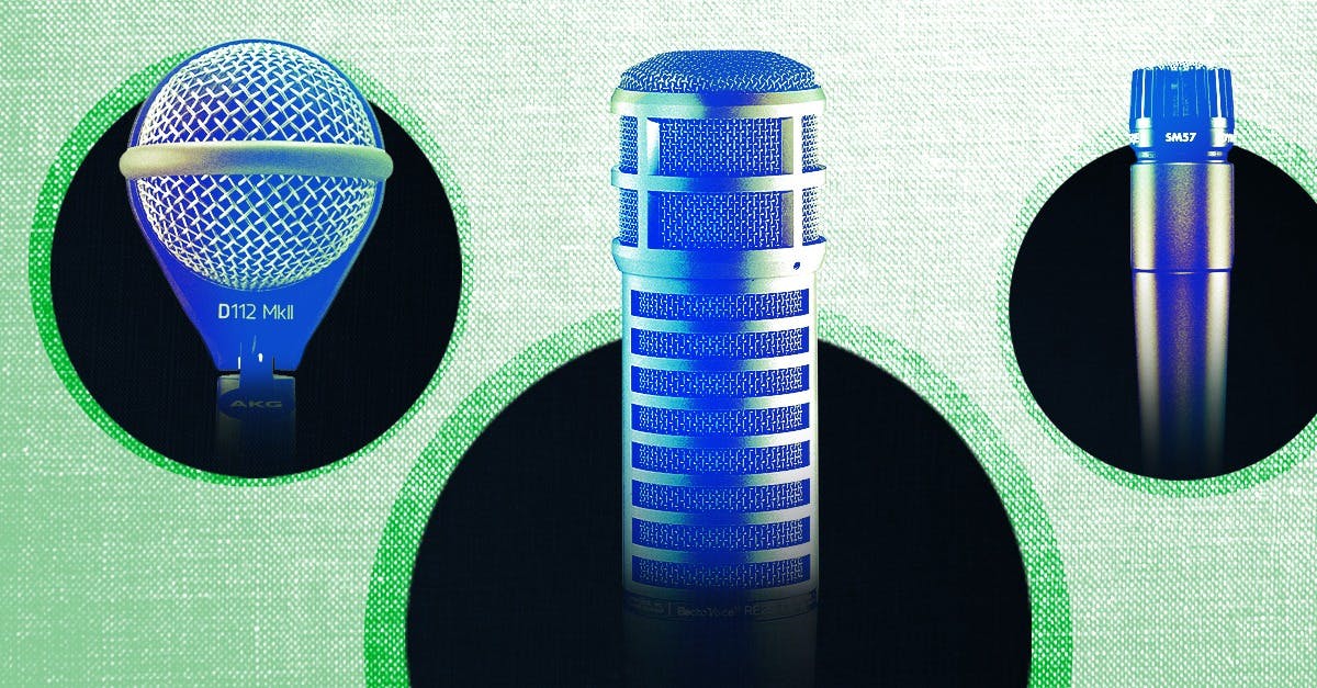 Microfoni dinamici: come utilizzare il tipo di microfono più comune