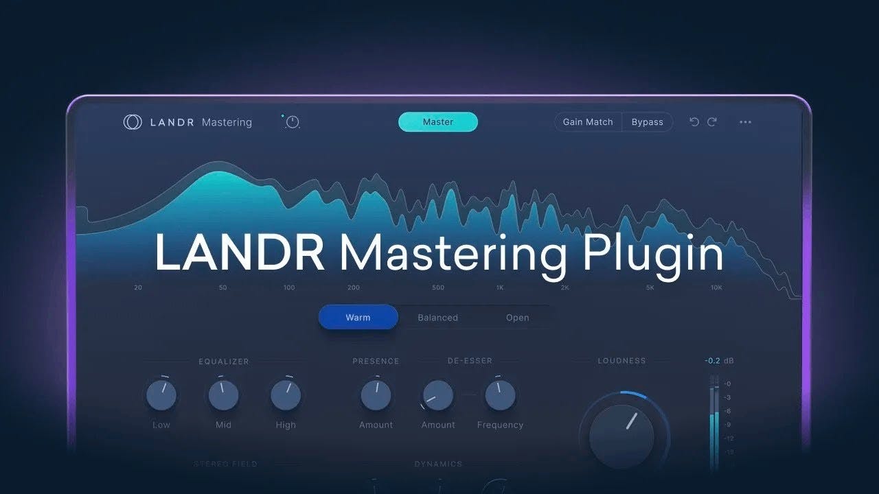 This is LANDR Mastering Pluign.