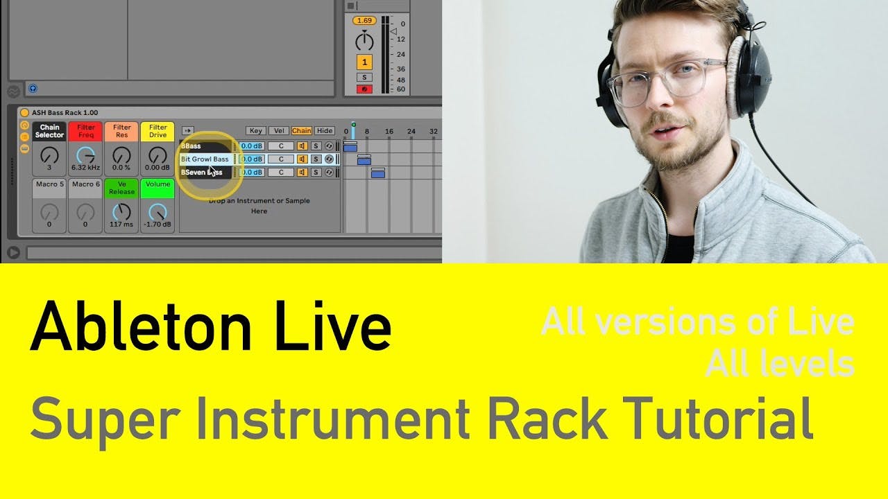 This tutorial dives deeps into Ableton instrument rack uses.