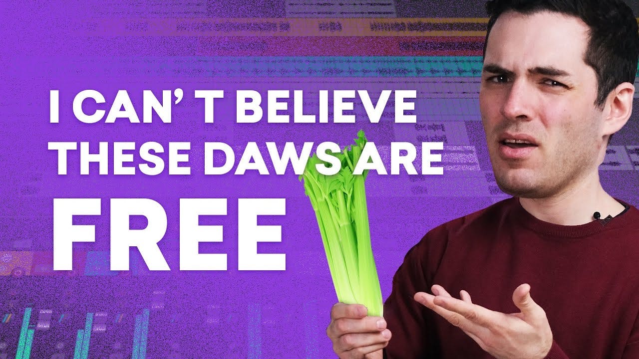 Anthony shares his favorite free DAWs.