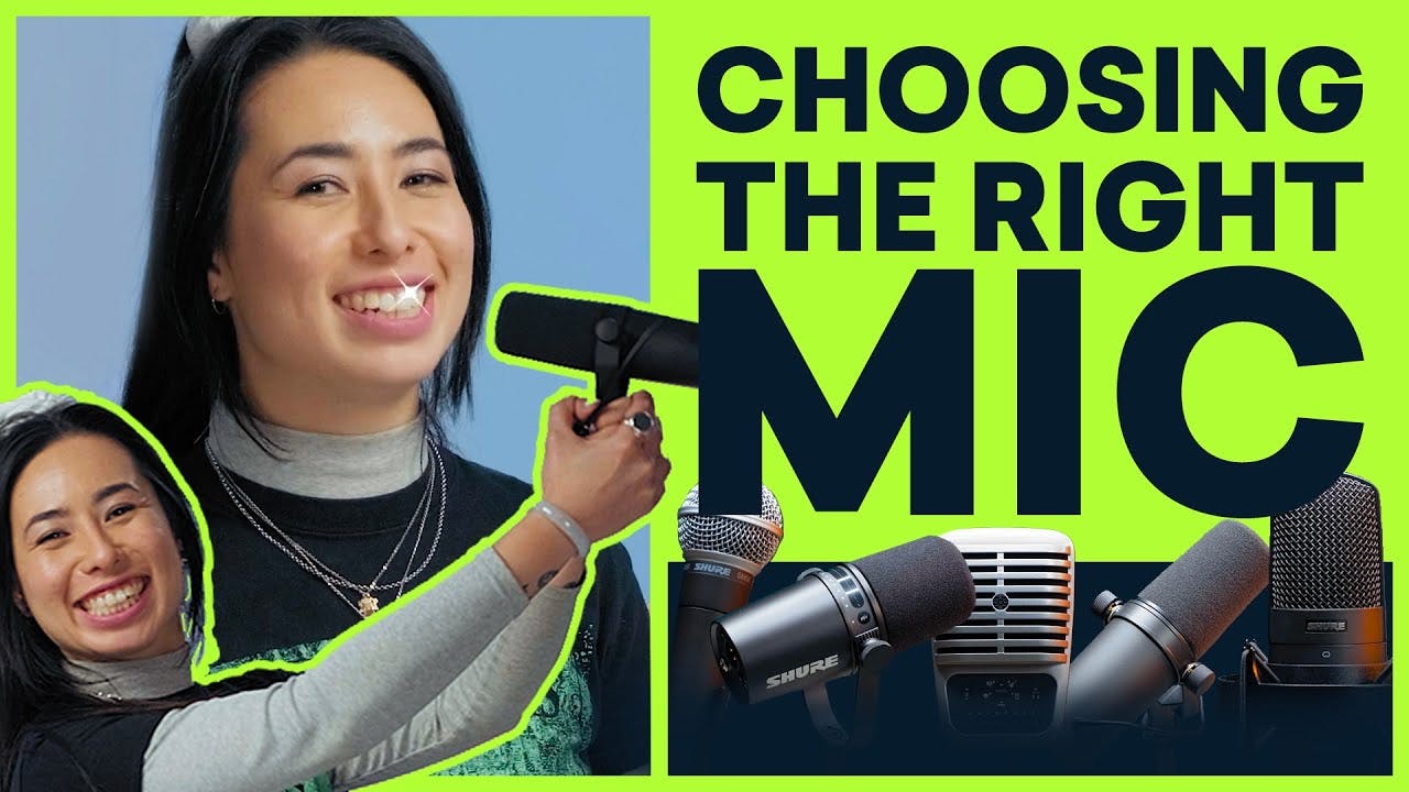 Peggy breaks down mic choice for singers.