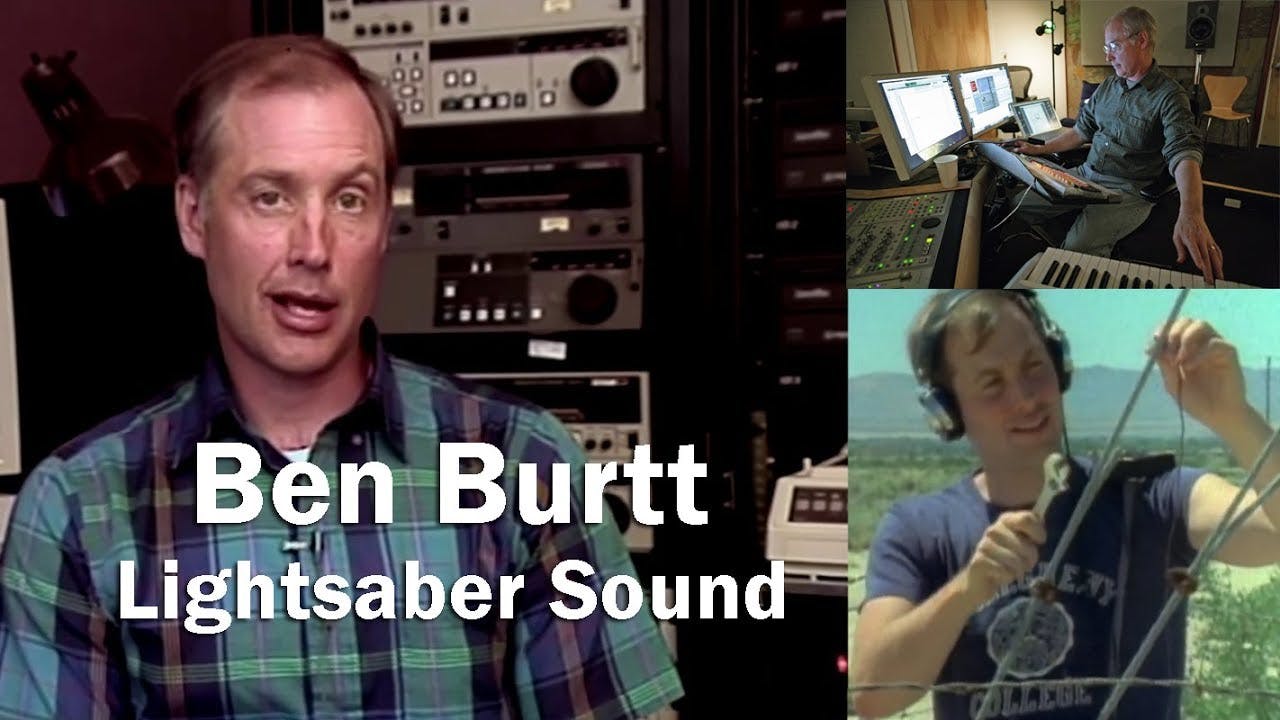 Ben Burtt goes through his process for making the iconic sounds of the Star Wars series.