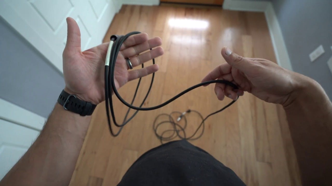 Here&#039;s a first person view of the over-under technique required to properly wrap cables.