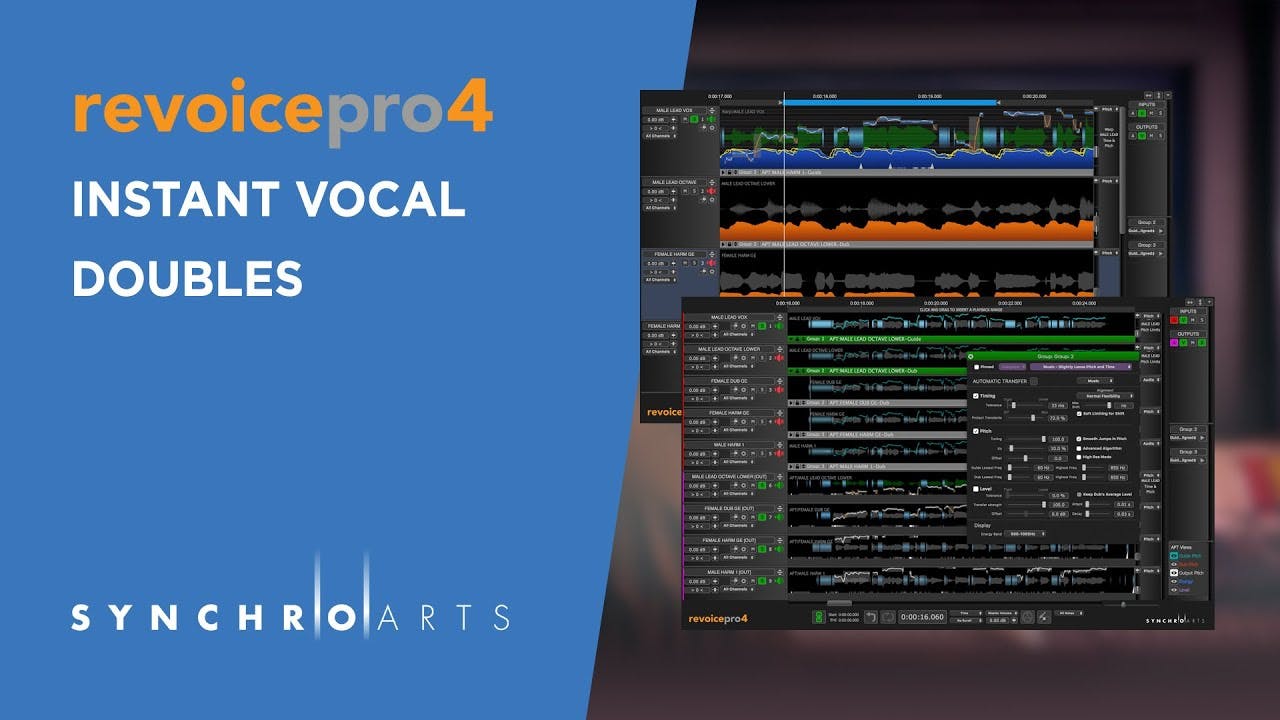 Revoice instant vocal doubles in action.