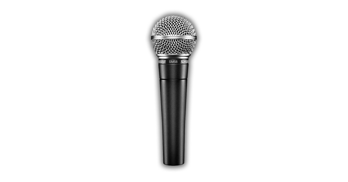 shure sm58 - microphone choices 