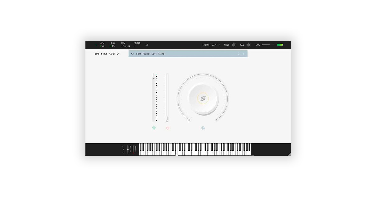 spitfire LABS soft piano